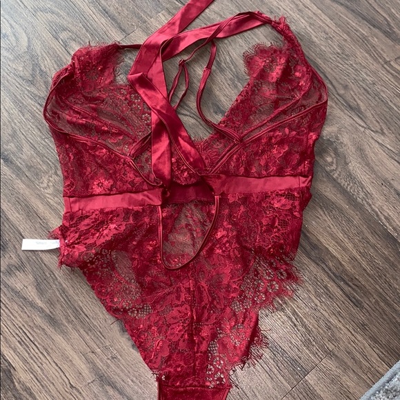 COPY - Red Lace Fashion Nova Lingerie - Picture 2 of 2